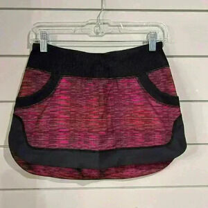 lululemon athletica Pink and Black Skort